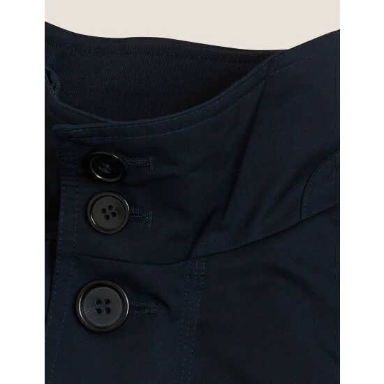 Autograph Funnel Neck Mac With Stormwear™ Men Navy 5 Autograph Funnel Neck Mac With Stormwear™ Men Navy - Image 5