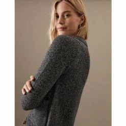 Autograph Sparkly Collared Cardigan With Cashmere Women Charcoal 10 Autograph Sparkly Collared Cardigan With Cashmere Women Charcoal -autograph Shop unnamed file 1026