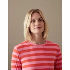 Autograph Jersey Striped Round Neck Top Women Red Mix 9 Autograph Jersey Striped Round Neck Top Women Red Mix -autograph Shop unnamed file 1033