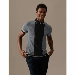 Autograph Cotton Modal Neck Knitted Polo Shirt Men Black Mix 11 Autograph Cotton Modal Neck Knitted Polo Shirt Men Black Mix -autograph Shop unnamed file 1053