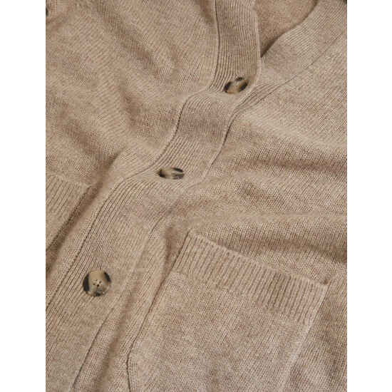 Autograph Merino Wool Rich Collared Midi Cardigan Women Spice 5 Autograph Merino Wool Rich Collared Midi Cardigan Women Spice - Image 5