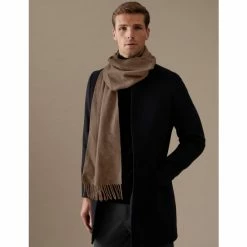 Autograph Pure Cashmere Scarf Men Navy -autograph Shop unnamed file 1136