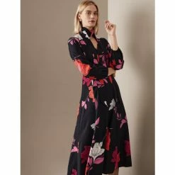 Autograph Floral Scarf Neck Midaxi Waisted Dress Women Black Mix 8 Autograph Floral Scarf Neck Midaxi Waisted Dress Women Black Mix -autograph Shop unnamed file 1199