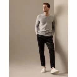 Autograph Tapered Fit Corduroy Single Pleat Trousers Men Winter White -autograph Shop unnamed file 1211