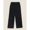 Autograph Luxury High Waisted Wide Leg Jeans Women Dark Indigo