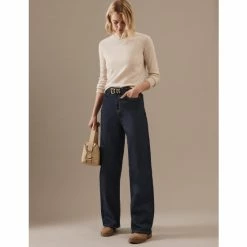 Autograph Luxury High Waisted Wide Leg Jeans Women Dark Indigo 15 Autograph Luxury High Waisted Wide Leg Jeans Women Dark Indigo -autograph Shop unnamed file 1266