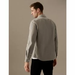 Autograph Pure Cotton Corduroy Shirt Men Grey -autograph Shop unnamed file 1271