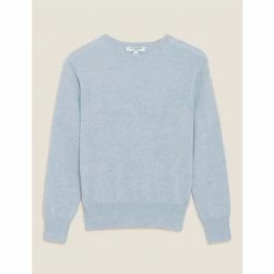 Autograph Pure Cashmere Crew Neck Jumper Women Khaki Marl