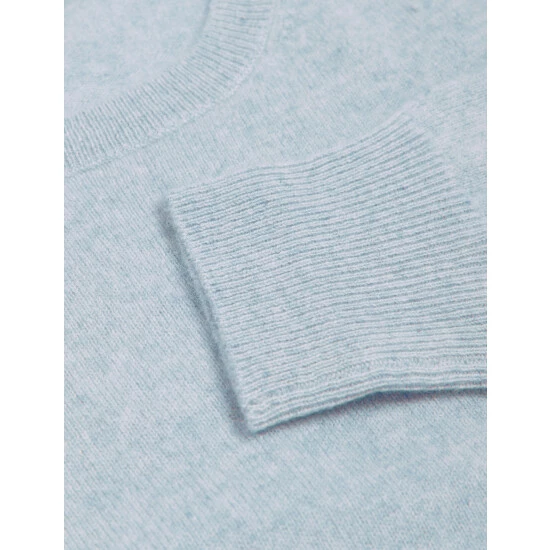 Autograph Pure Cashmere Crew Neck Jumper Women Khaki Marl 5 Autograph Pure Cashmere Crew Neck Jumper Women Khaki Marl - Image 5