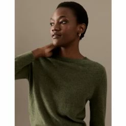 Autograph Pure Cashmere Crew Neck Jumper Women Khaki Marl 42 Autograph Pure Cashmere Crew Neck Jumper Women Khaki Marl -autograph Shop unnamed file 1304