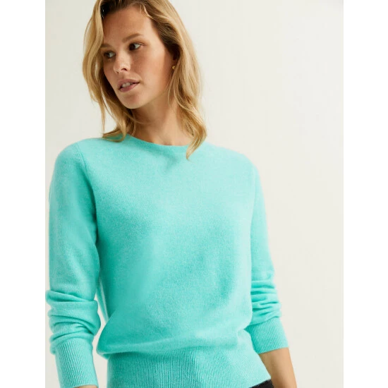 Autograph Pure Cashmere Crew Neck Jumper Women Khaki Marl 22 Autograph Pure Cashmere Crew Neck Jumper Women Khaki Marl - Image 22