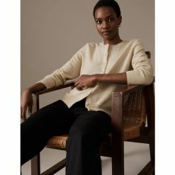 Autograph Pure Cashmere Crew Neck Cardigan Women Soft Magenta 28 Autograph Pure Cashmere Crew Neck Cardigan Women Soft Magenta -autograph Shop unnamed file 1317