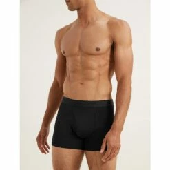 Autograph 5pk Premium Cotton Stretch Trunks Men Black