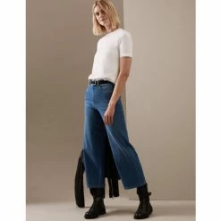 Autograph High Waisted Wide Leg Cropped Jeans Women Medium Indigo 12 Autograph High Waisted Wide Leg Cropped Jeans Women Medium Indigo -autograph Shop unnamed file 1354