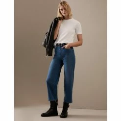 Autograph High Waisted Wide Leg Cropped Jeans Women Medium Indigo 13 Autograph High Waisted Wide Leg Cropped Jeans Women Medium Indigo -autograph Shop unnamed file 1355