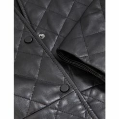 Autograph Leather Quilted Collarless Bomber Jacket Women Black 14 Autograph Leather Quilted Collarless Bomber Jacket Women Black -autograph Shop unnamed file 1421