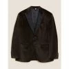 Autograph Pure Cotton Velvet Jacket Men Navy