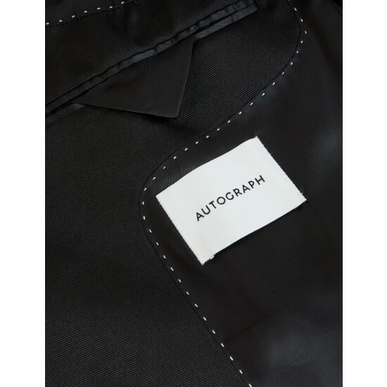 Autograph Pure Cotton Velvet Jacket Men Navy 2 Autograph Pure Cotton Velvet Jacket Men Navy - Image 2