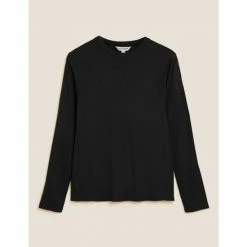 Autograph Round Neck Long Sleeve Top Women Bright Gold