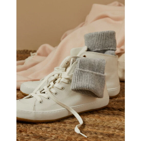 Autograph Pure Cashmere Socks Lingerie Pale Blue Mix 4 Autograph Pure Cashmere Socks Lingerie Pale Blue Mix - Image 4