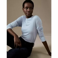 Autograph Round Neck Long Sleeve Top Women Bright Gold 23 Autograph Round Neck Long Sleeve Top Women Bright Gold -autograph Shop unnamed file 1510