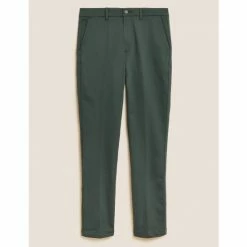 Autograph Slim Fit Italian Stretch Chinos Men Black Mix