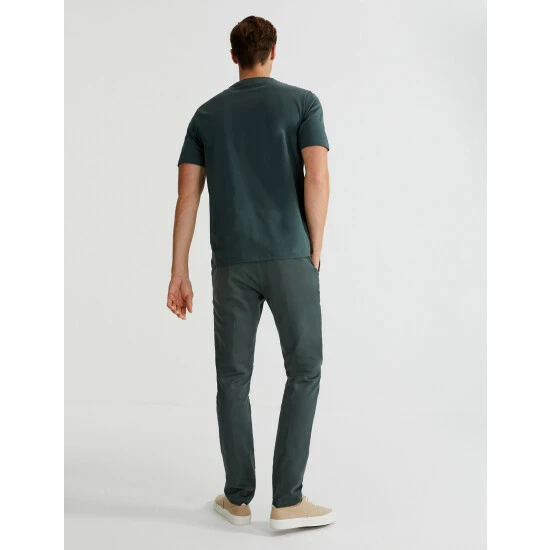 Autograph Slim Fit Italian Stretch Chinos Men Black Mix 4 Autograph Slim Fit Italian Stretch Chinos Men Black Mix - Image 4