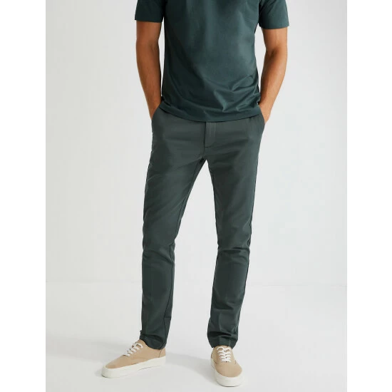 Autograph Slim Fit Italian Stretch Chinos Men Black Mix 5 Autograph Slim Fit Italian Stretch Chinos Men Black Mix - Image 5