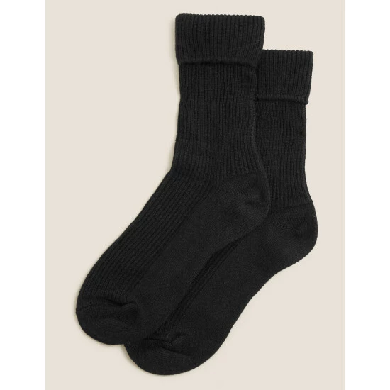 Autograph Pure Cashmere Socks Lingerie Pale Blue Mix 7 Autograph Pure Cashmere Socks Lingerie Pale Blue Mix - Image 7