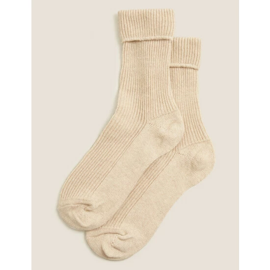 Autograph Pure Cashmere Socks Lingerie Pale Blue Mix 8 Autograph Pure Cashmere Socks Lingerie Pale Blue Mix - Image 8