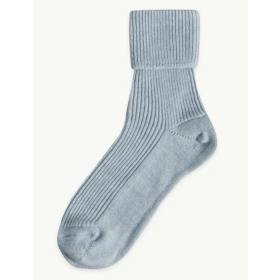 Autograph Pure Cashmere Socks Lingerie Pale Blue Mix 9 Autograph Pure Cashmere Socks Lingerie Pale Blue Mix - Image 9