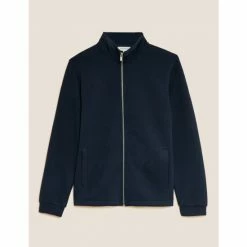 Autograph Cotton Blend Sweatshirt Men Dark Navy