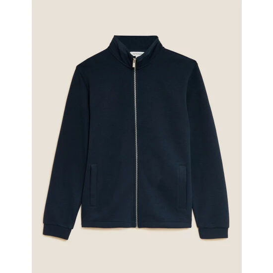 Autograph Cotton Blend Sweatshirt Men Dark Navy 1 Autograph Cotton Blend Sweatshirt Men Dark Navy