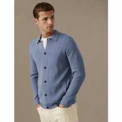 Autograph Premium Cotton Knitted Jacket Men Medium Blue 13 Autograph Premium Cotton Knitted Jacket Men Medium Blue -autograph Shop unnamed file 1584