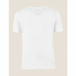 Autograph Premium Cotton V-Neck T-Shirt Vest Men White -autograph Shop unnamed file 1598