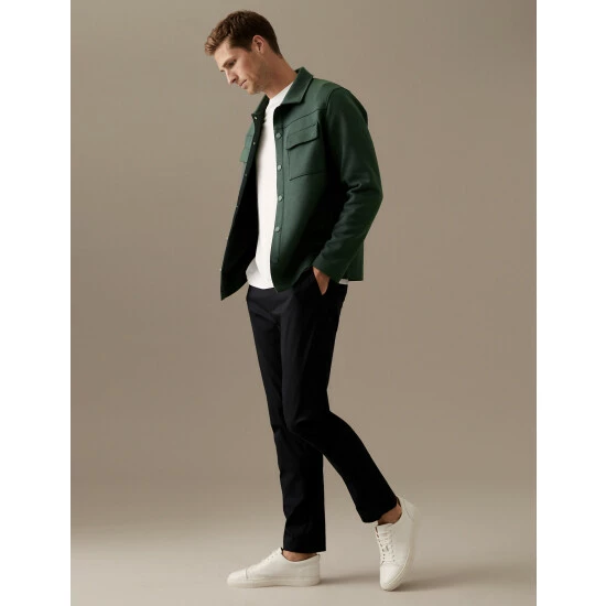 Autograph Cotton Blend Overshirt Men Carbon 2 Autograph Cotton Blend Overshirt Men Carbon - Image 2