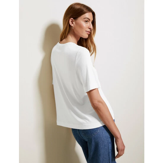 Autograph Jersey Crew Neck T-Shirt Women Black 6 Autograph Jersey Crew Neck T-Shirt Women Black - Image 6