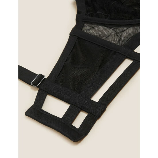 Autograph Calvi Embroidery Wired Bustier F-H Lingerie Black 6 Autograph Calvi Embroidery Wired Bustier F-H Lingerie Black - Image 6