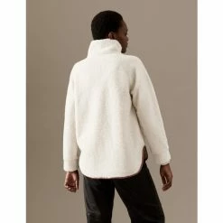 Autograph Textured High Neck Long Sleeve Sweatshirt Women Beige -autograph Shop unnamed file 1666