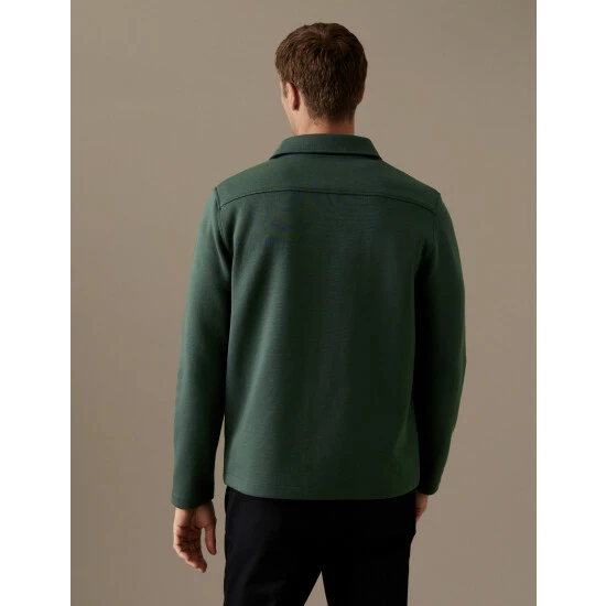 Autograph Cotton Blend Overshirt Men Carbon 5 Autograph Cotton Blend Overshirt Men Carbon - Image 5