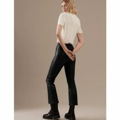 Autograph Leather Flared Cropped Trousers Women Black 11 Autograph Leather Flared Cropped Trousers Women Black -autograph Shop unnamed file 1730