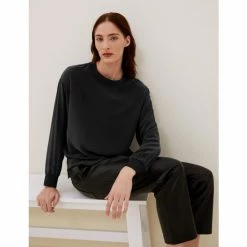 Autograph Premium Pure Silk Long Sleeve Top Women Black 13 Autograph Premium Pure Silk Long Sleeve Top Women Black -autograph Shop unnamed file 175