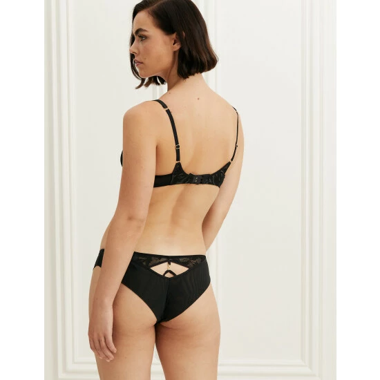 Autograph Lexington Lace & Mesh Wired Full Cup Bra A-E Lingerie Black 6 Autograph Lexington Lace & Mesh Wired Full Cup Bra A-E Lingerie Black - Image 6