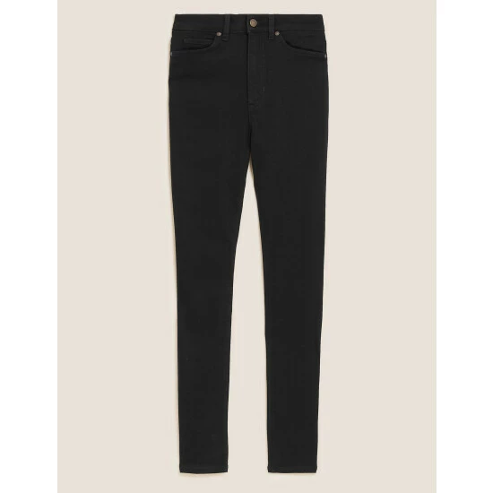 Autograph High Waisted Skinny Jeans Women Black 1 Autograph High Waisted Skinny Jeans Women Black