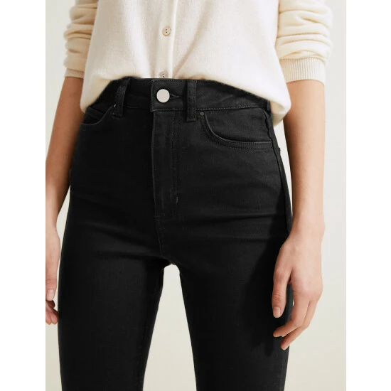 Autograph High Waisted Skinny Jeans Women Black 2 Autograph High Waisted Skinny Jeans Women Black - Image 2