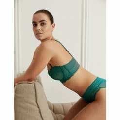 Autograph Marseilles Lace Wired Strapless Bustier A-D Lingerie Charcoal -autograph Shop unnamed file 1793