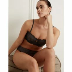 Autograph Marseilles Lace Wired Strapless Bustier A-D Lingerie Charcoal -autograph Shop unnamed file 1800