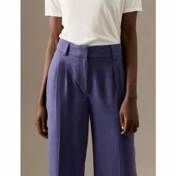 Autograph Pure Tencel™ Pleat Front Wide Leg Trousers Women French Navy 10 Autograph Pure Tencel™ Pleat Front Wide Leg Trousers Women French Navy -autograph Shop unnamed file 1804