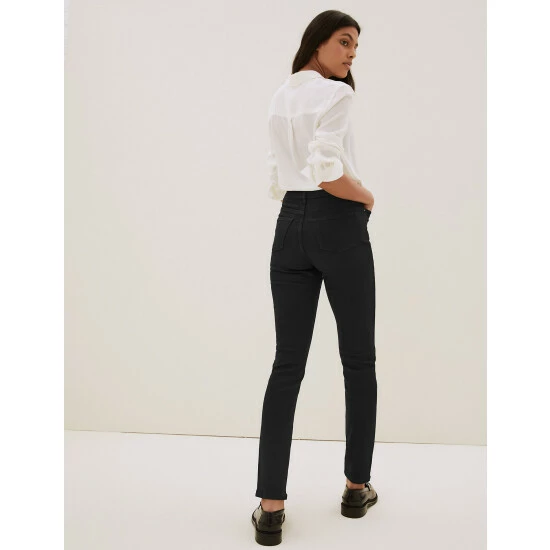 Autograph High Waisted Skinny Jeans Women Black 6 Autograph High Waisted Skinny Jeans Women Black - Image 6