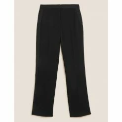 Autograph Tuxedo Straight Leg Trousers Women Black